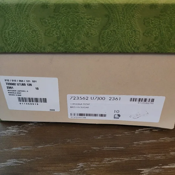 **SOLD**Gucci loafers Mandala Brown sugar  Gucci Sz10 Read Details**** - Picture 13 of 16